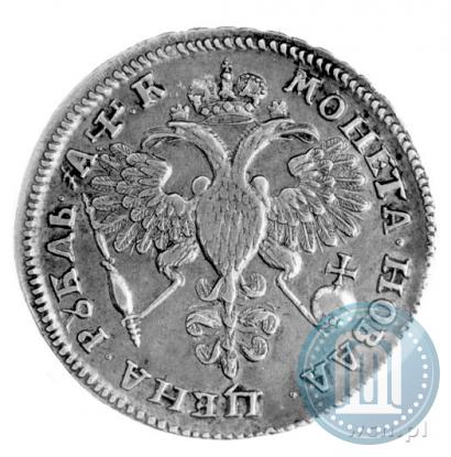 Фото 1 рубль 1720 года OK "Портрет в латах"