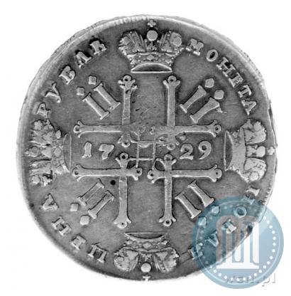 Фото 1 рубль 1729 года  "Тип 1729"