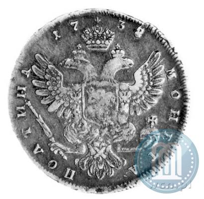 Фото Полтина 1738 года  "Московский тип"