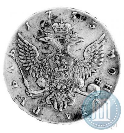 Picture 1 rouble 1755 year СПБ-ЯI 