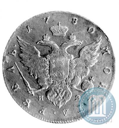 Picture 1 rouble 1780 year СПБ-ИЗ 