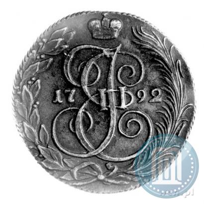 Picture 5 kopecks 1792 year КМ 