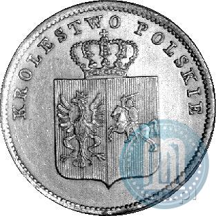 Picture 2 złote 1831 year KG "Polish uprising"