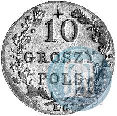 Picture 10 groszy 1831 year KG "Polish uprising"