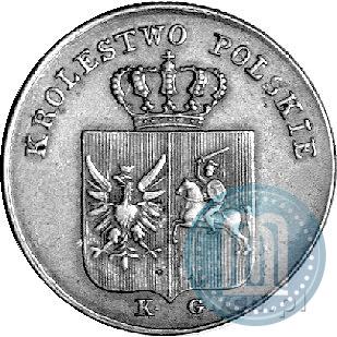 Picture 3 grosze 1831 year KG "Polish uprising"