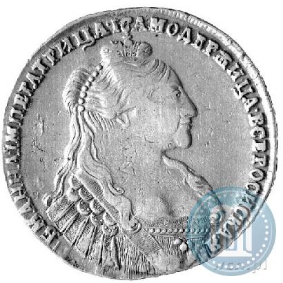 Picture 1 rouble 1735 year  