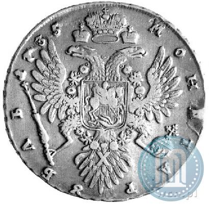 Picture 1 rouble 1735 year  