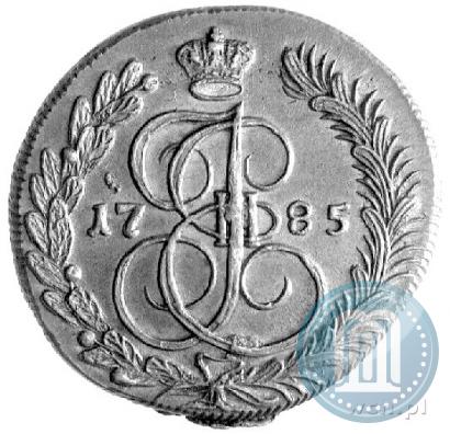 Фото 5 копеек 1785 года КМ 