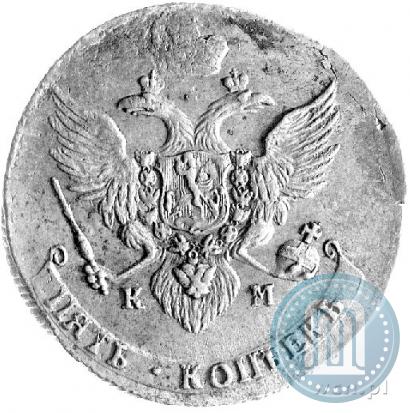 Picture 5 kopecks 1788 year КМ 