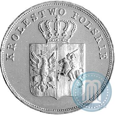 Picture 5 złotych 1831 year KG "Polish uprising"