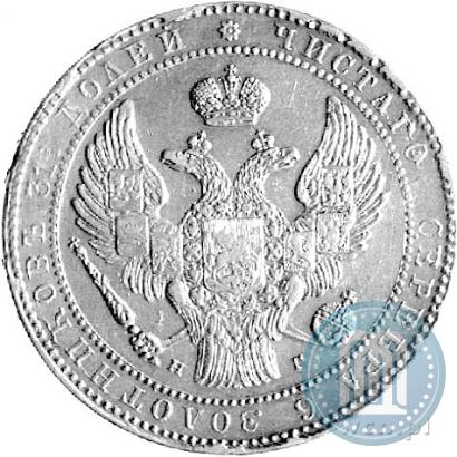 Picture 1,5 roubles - 10 złotych 1835 year НГ 