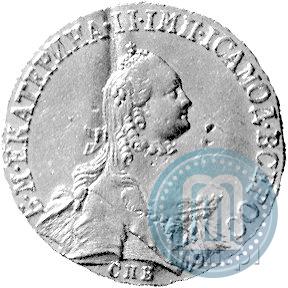 Фото 5 рублей 1765 года СПБ 