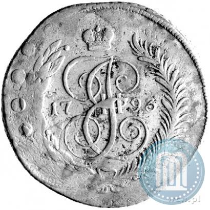Picture 5 kopecks 1793 year ЕМ "Paul's restrike"