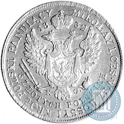 Picture 5 złotych 1832 year KG 