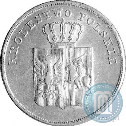 Picture 5 złotych 1831 year KG "Polish uprising"