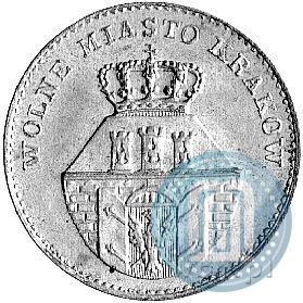Picture 5 groszy 1835 year  "Free city of Kraków"