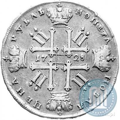 Picture 1 rouble 1728 year  "Type of 1728"