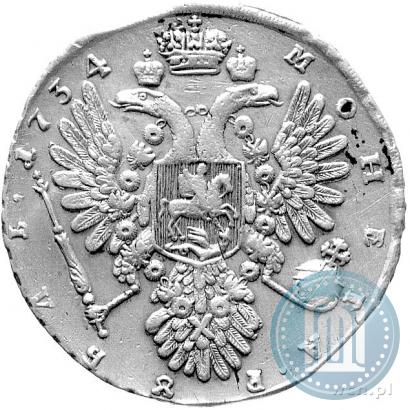 Фото 1 рубль 1734 года  "Тип 1734 года"