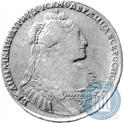 Picture 1 rouble 1735 year  