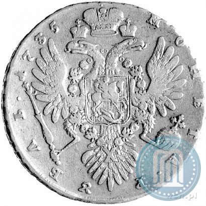 Picture 1 rouble 1735 year  