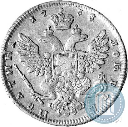 Picture Poltina 1738 year  "Moscow type"