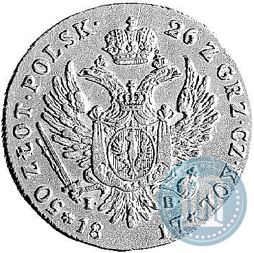 Фото 50 злотых 1817 года IB 