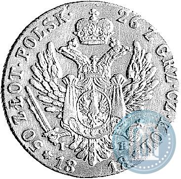 Picture 50 złotych 1818 year IB 