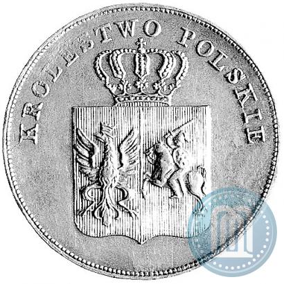 Picture 5 złotych 1831 year KG "Polish uprising"