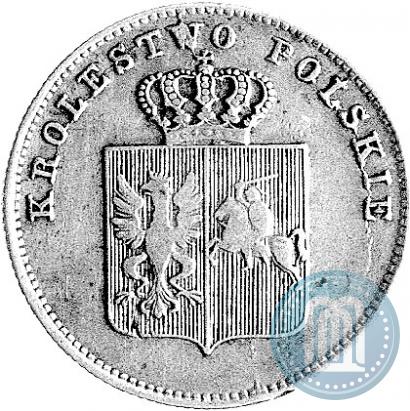 Фото 2 злотых 1831 года KG "Польское восстание"
