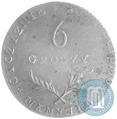 Picture 6 groszy 1813 year  
