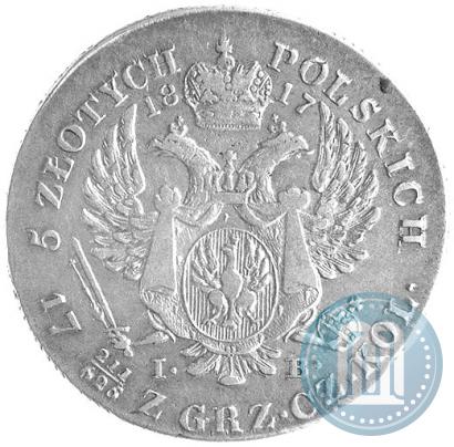 Picture 5 złotych 1817 year IB 