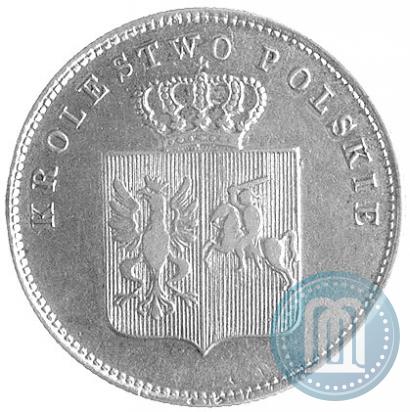 Picture 2 złote 1831 year KG "Polish uprising"