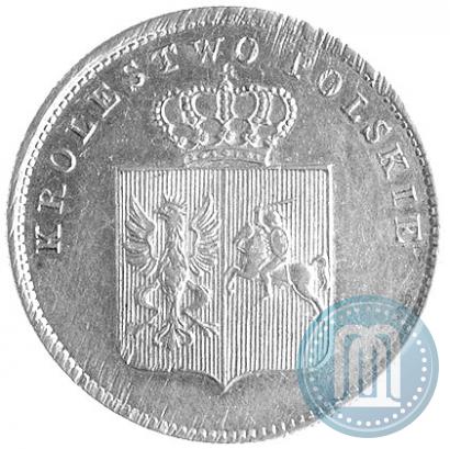 Picture 2 złote 1831 year KG "Polish uprising"