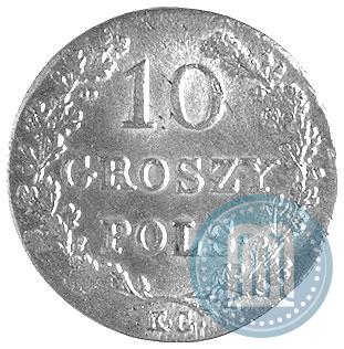 Picture 10 groszy 1831 year KG "Polish uprising"