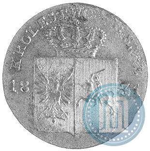 Фото 10 грошей 1831 года KG "Польское восстание"