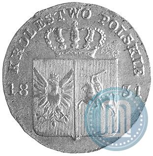 Picture 10 groszy 1831 year KG "Polish uprising"