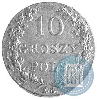 Picture 10 groszy 1831 year KG "Polish uprising"