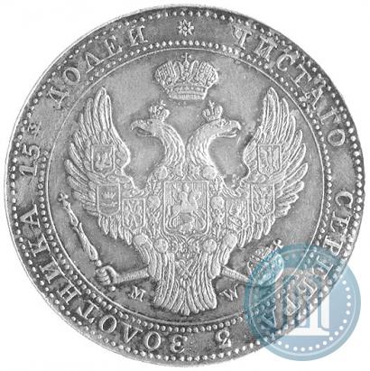 Picture 3/4 roubles - 5 złotych 1840 year MW 