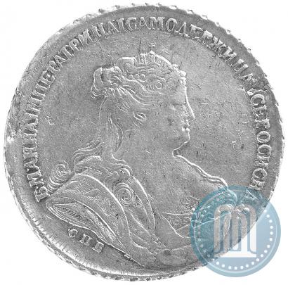 Picture 1 rouble 1738 year СПБ "Petersburg type"