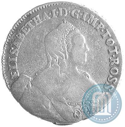 Picture 24 kopecks 1757 year  "For Livonia"
