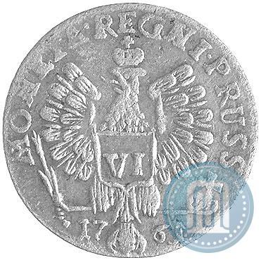 Фото 6 грошей 1761 года  