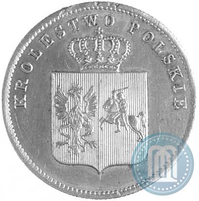 Picture 2 złote 1831 year KG "Polish uprising"