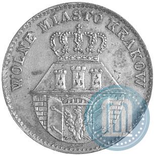 Picture 10 groszy 1835 year  "Free city of Kraków"