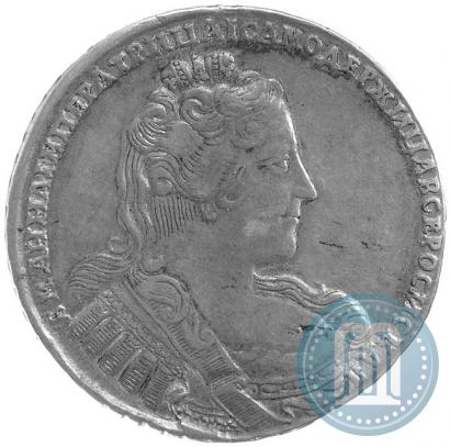 Фото 1 рубль 1733 года  