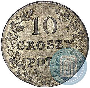 Picture 10 groszy 1831 year KG "Polish uprising"