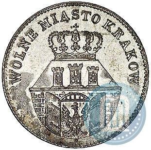 Picture 10 groszy 1835 year  "Free city of Kraków"