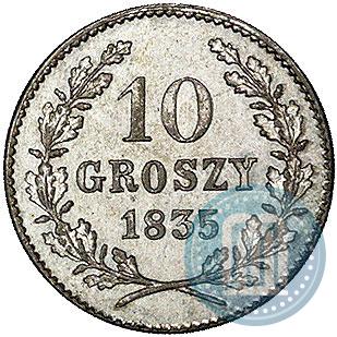 Picture 10 groszy 1835 year  "Free city of Kraków"