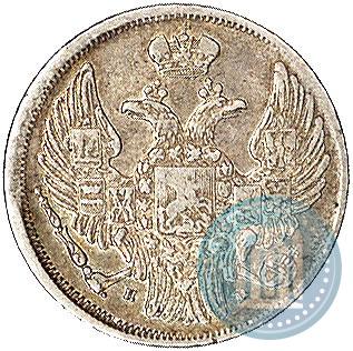 Picture 15 kopecks - 1 złoty 1837 year НГ 