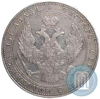 Picture 3/4 roubles - 5 złotych 1838 year MW 