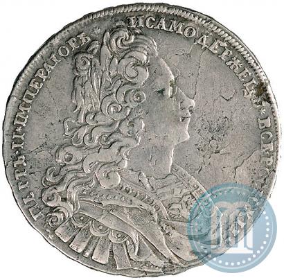 Фото 1 рубль 1727 года  "Московский тип"